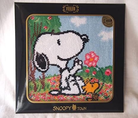 Amazon Co Jp スヌーピー フェイラー シェニール織 ハンカチ ホーム キッチン