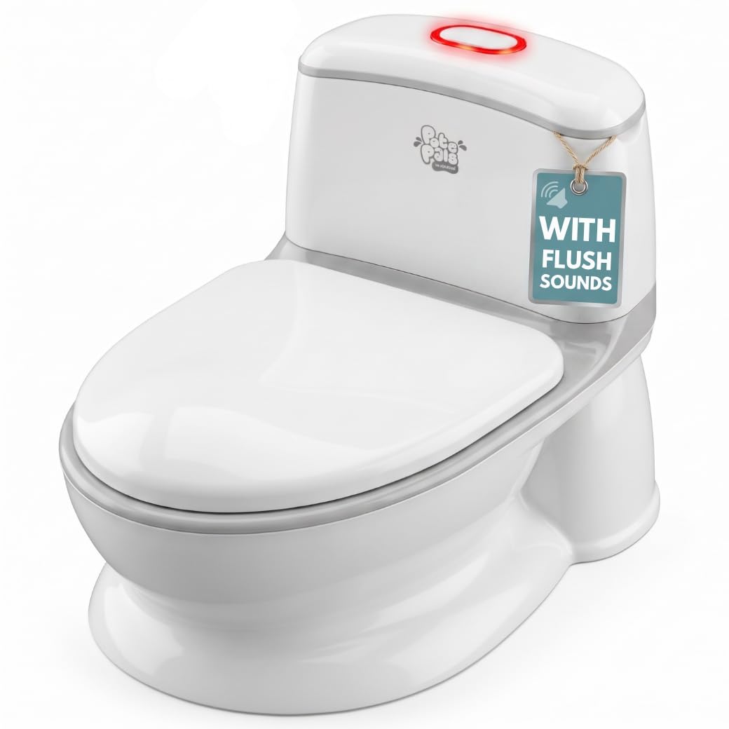 Pote Plus - Mon premier pot de toilette (gris) - Gagnant du prix Mère et bébé 2023 - Or pour le meilleur produit d'apprentissage de la propreté