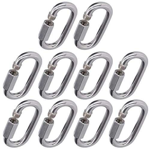 Conector de Ligação Rápida, 10 Peças de Conector de Parafuso de Aço Inoxidável, Conector de Ligação