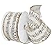 Morex Ribbon Wired Polyester Christmas/ Holiday & Winter Themed Ribbon, 2.5" x 20 Yd, Melody