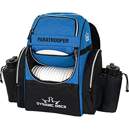 Dynamic Discs Paratrooper Backpack Disc Golf Bag - Heather Blue - Thumbnail 5