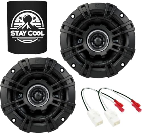 Chrysler Jeep Dodge 6.5" Kicker Speaker Upgrade - Set Of 4 Mopar OEM Replacement