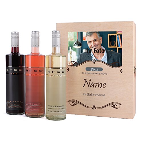 private Wine Wein-Set zum Geburtstag mit Premium Geschenkbox mit Foto und Wunschtext Cover