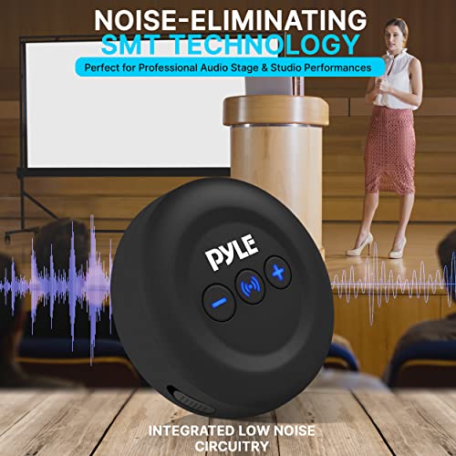 Pyle Wireless Transmitter Receiver Set - For Tv/Projector/Audio To Headphones/Speakers/Soundbar/Camera, Plug & Play, No Sound Delay, 3.5Mm Aux & Rca Input And Output Interface - Pdwmu20 #TOP5