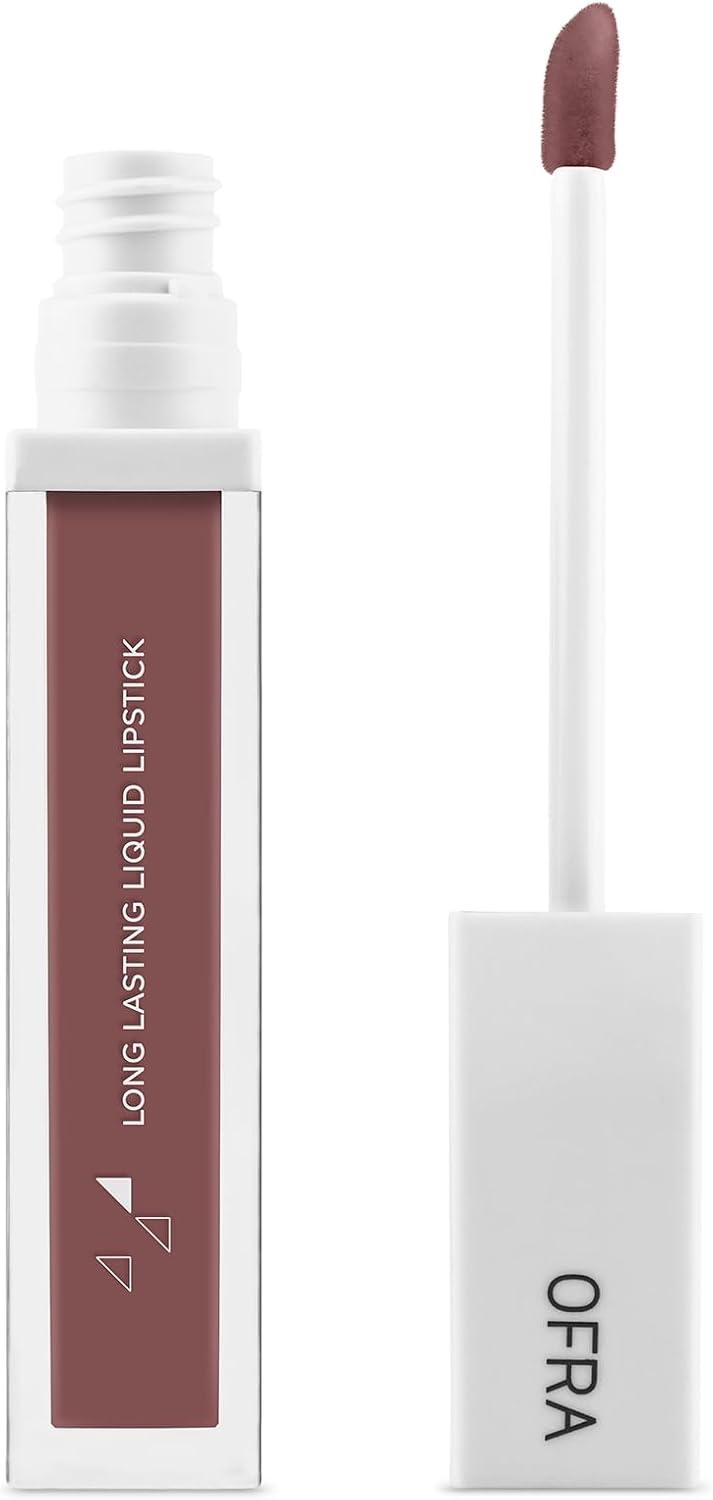 OFRA Matte Liquid Lipstick, Comfortable Non-Drying Longwear Lip Color, Berry Mauve Shade, Unzipped