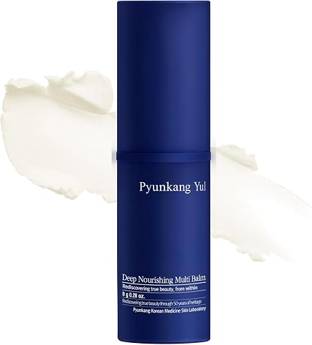 Pyunkang Yul PKY Deep Nourishing Multi Balm, Daily Skin Hydration & Fine Line Care with Low-molecular Collagen, Rich Moisture & Elasticity, Korean Skincare (0.28 Fl. Oz, 8g)