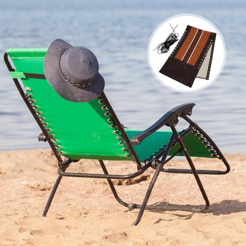 Chaise en corde de remplacement et toile résistante pour fauteuil pliant de terrasse