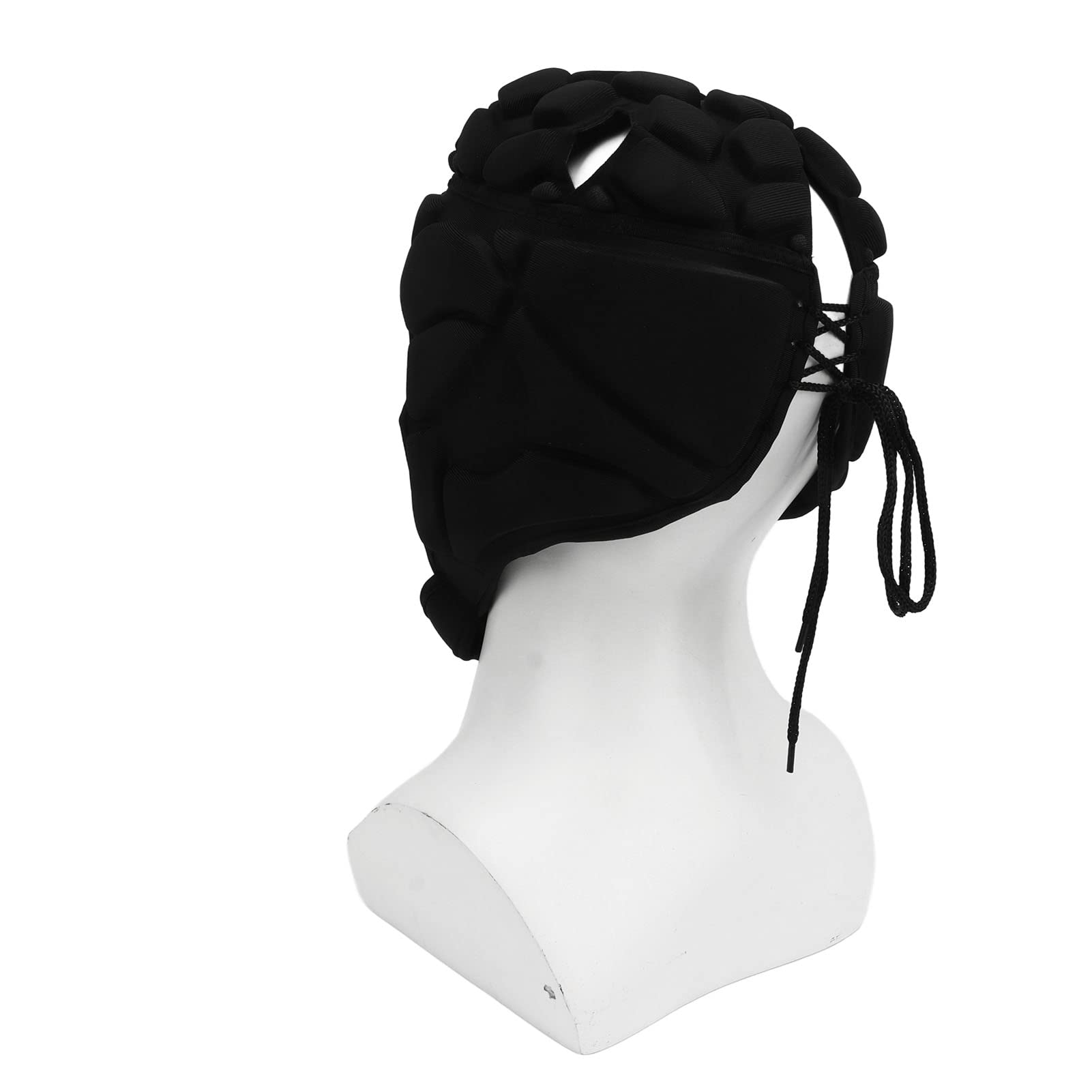 Protector de Cabeza de Gorra de Rugby, Previene Colisiones Casco de Portero de EVa Protector Suave Profesional con Rejillas de Ventilación para Fútbol(SG)