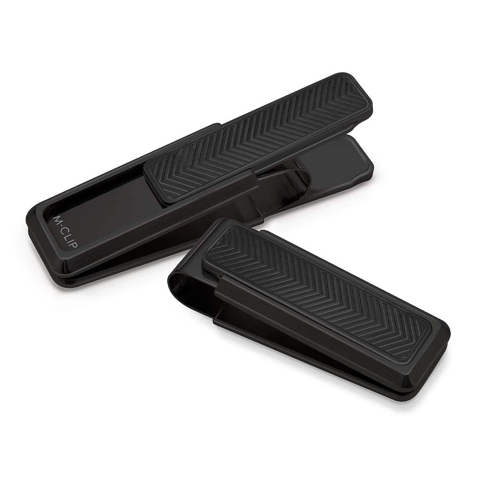 M-Clip Stainless Steel Blackout Money Clip - Minimalist Slim Wallet Alternative