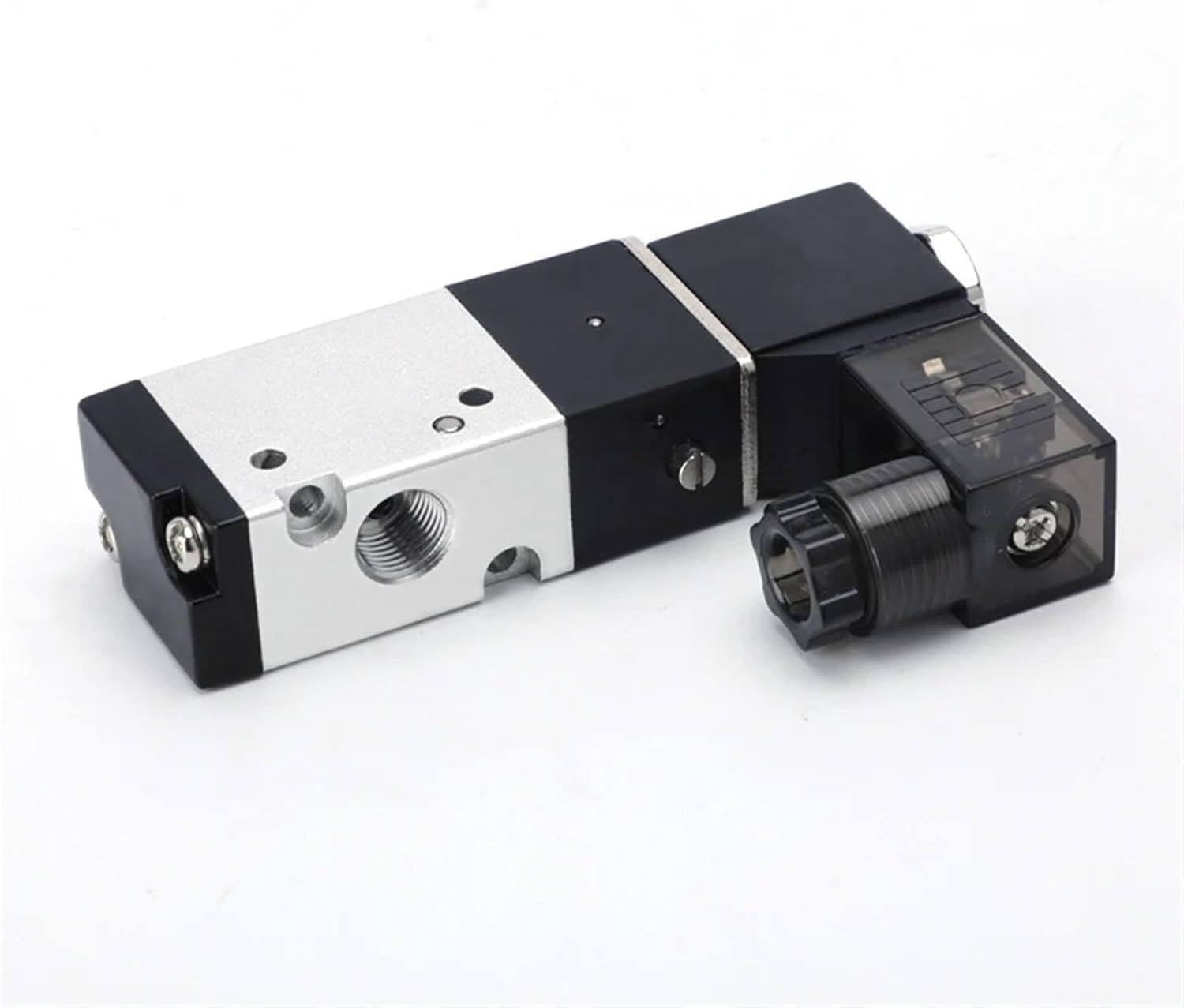 Pneumatic Solenoid Valve 3V210-08 DC12V DC24V AC110V AC220V 3 Way 2 Position Air Directional Control Valve Gas Magnetic Valve(3V210-08-w 10mm,DC12V)