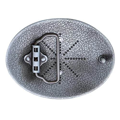 Btilasif Western Belt Buckle Western Cowboy Initial Letters Abcdjmr To Z Oval Belt Buckle For Men Women Boys Girls D #TOP3