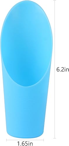 Miniatura 2 de 2 cucharas de tierra para bonsái, vasos de plástico de 6.4 pulgadas de largo, cucharas de tierra de jardín, pequeña herramienta de jardinería, pala