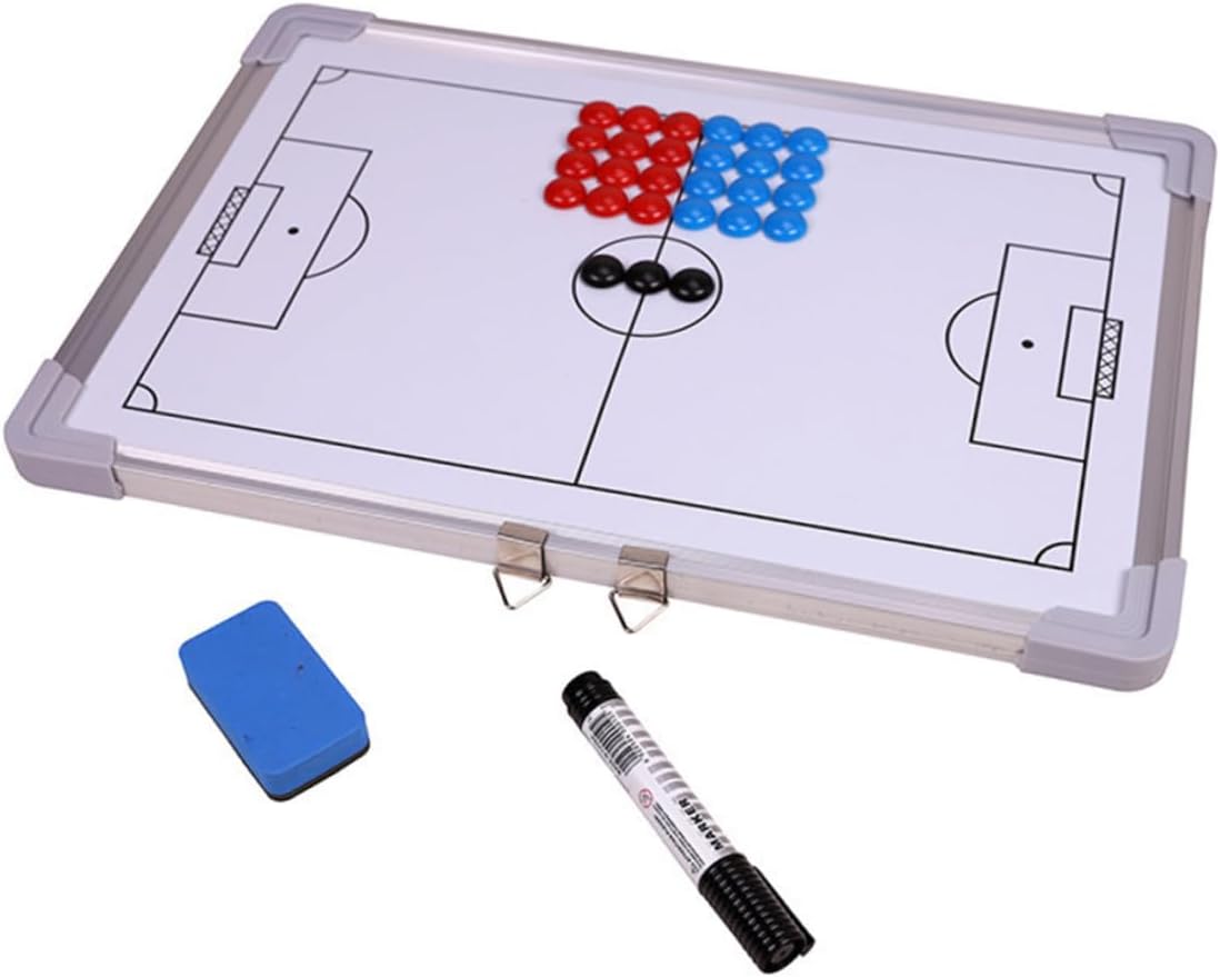 27pcs Football Practice Board Whiteboard Magnetic Magnets Eraser Marker Pen for Training