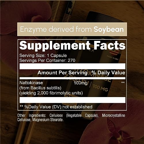Zenavea - Nattokinase Superfood Supplement - Recommended 2000 FU Dose - 270 Vegan Capsules - 9 Months Treatment - Image 2
