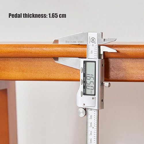 Miniatura 7 de Bidesen Flip N' Step Taburete de madera  pino macizo, antideslizante y plegable, taburete de seguridad para niños para cocina, baño, estante de