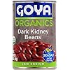Goya Foods Organic Dark Red Kidney Beans, 15.5 Ounce (Pack of 24)