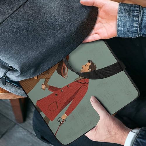 Bolso de hombro para laptop de 12 pulgadas unisex miniatura 4