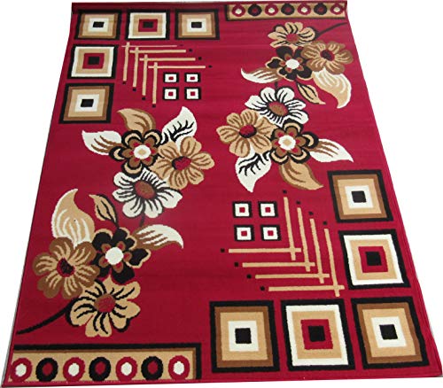 Image of Carpet for Center Table & Living Room 150X200 CM(5X7 FEET) Black Multi
