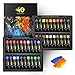 Magicfly Art Oil Paint Set, 40 Tube (18ml/0.6oz) Including Classic, Gold, Silver Colors, Rich Vibrant & Non-Toxic Oil Color Paint for Beginners, Professional Artist, Ideal for Canvas Painting