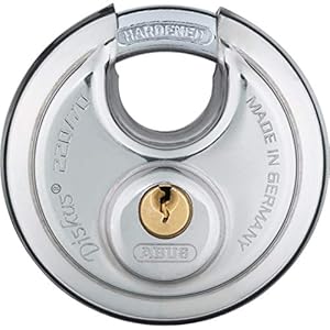 ABUS Diskus 82091 Vorhängeschloss 220/70 Silber