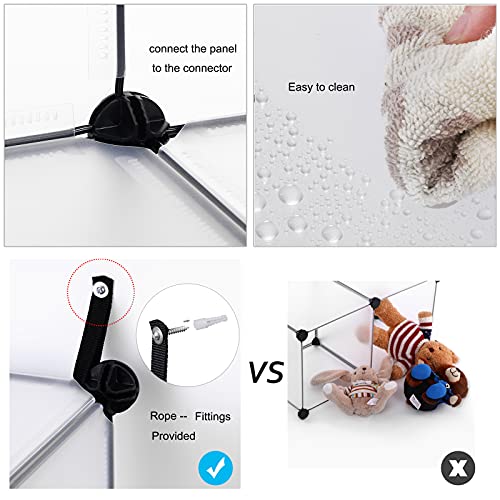 Anwbroad Cube Storage Organizer 16 Cubes Diy Closet Cabinet Bookshelf Kids Organizers And Storage For Bedroom Closet Organizer Cubby Shelving Plastic Bookcase Office Living Room White Ulcs016T #TOP5