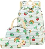 CAMTOP Backpack for girls backpack with lunch box set kids backpack for School Bookbag