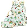 CAMTOP Backpack for girls backpack with lunch box set kids backpack for School Bookbag