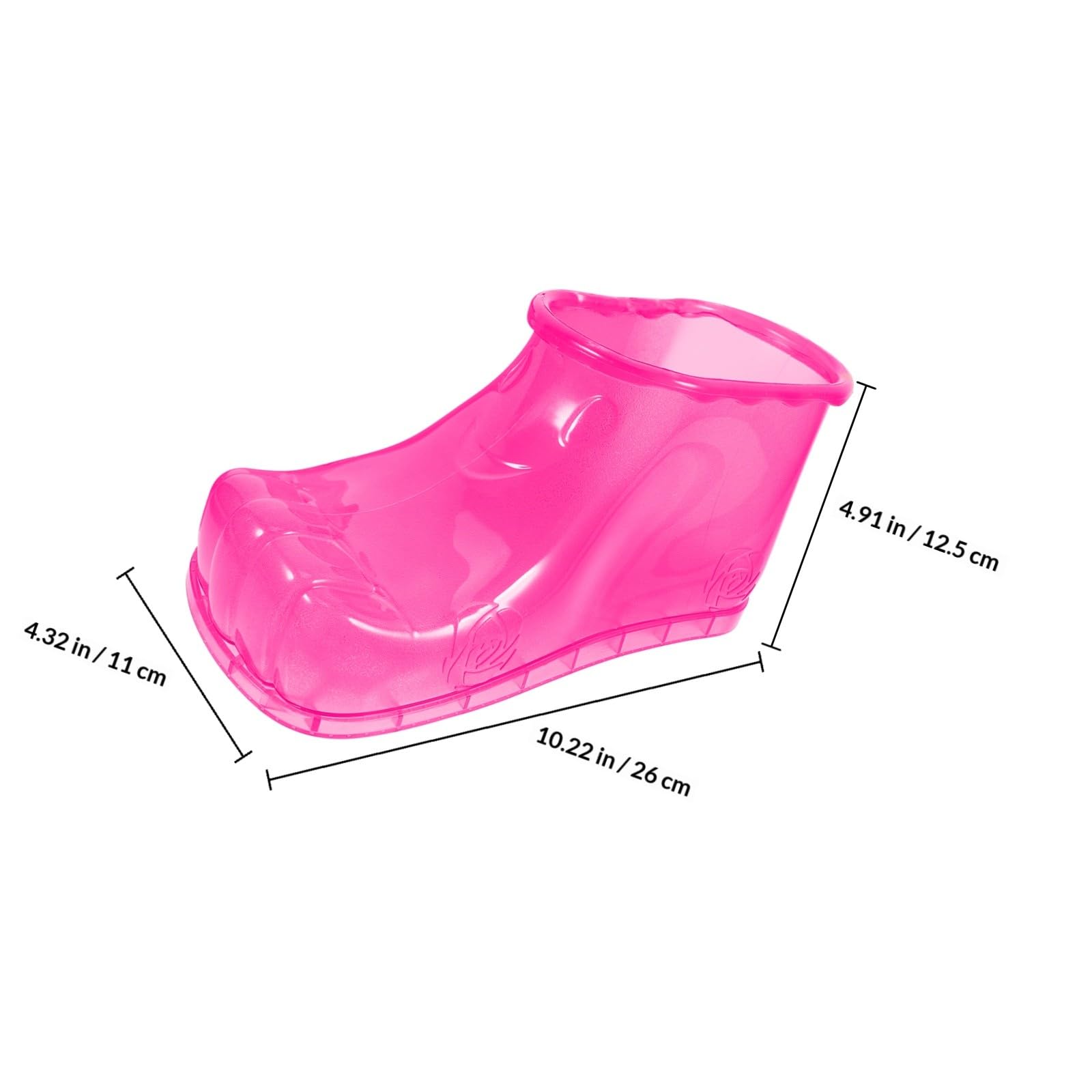 Générique Chaussures de Trempage pour Bain de Pieds, Bassine Compacte pour Pédicure et Massage, Taille S 25,5 CM, Rose Doux, Adaptées aux Soins à Domicile