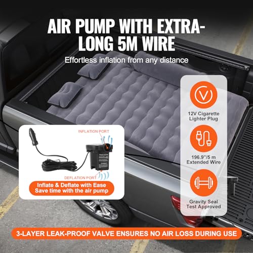 Vevor TRUCK BED AIR MATTRESS 6-6.5FT Truck Bed Air Mattress thumb #2