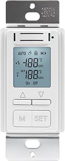 Humidity Sensor Switch, Ortis in-Wall Bathroom Fan Automated Control Switch, Air Moisture Detection, Neutral Wire Required, 120V/220V, Keep Your Room Dry