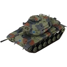 CMO 1/72 Scale Diecast Tank Metal Model, M60A3 Patton Main Battle Tank West German Army Model, Military Toys and Gifts, 5.9Inch X 2Inch