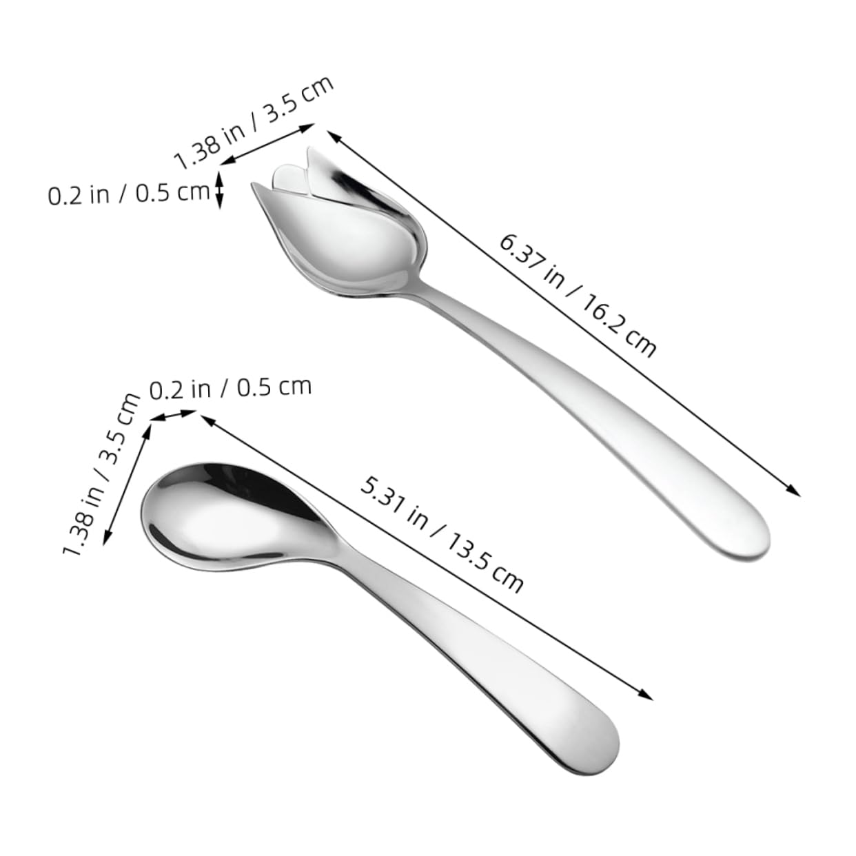 5 set Cucchiaio Forchetta Per Gomito Utensile Per Disabili Cucchiai Per Lo Svezzamento Posate Adattabili Alimentatore Per Adulti Con Disabilità Facile Da 2 pezzi*5