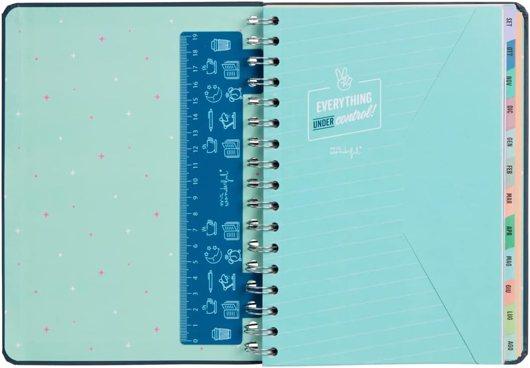 Mr.Wonderful Wonder School Diary 2023-2024 Weekly - Lots to achieve and lots of dreams to fulfill
