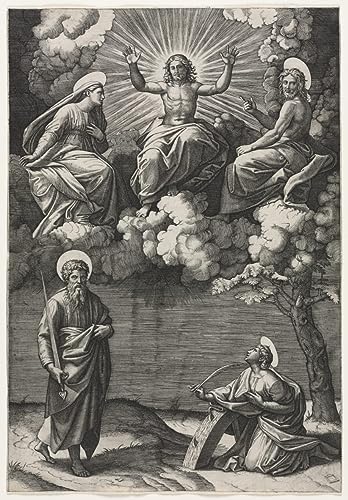 Lienzo Cristo y san Juan Bautista de Marcantonio Raimondi, arte sacro para renovar el hogar