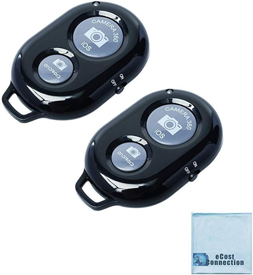 Wireless Camera Remote Shutter for Smartphones (2 Pack), Wireless Phone Camera Remote Control Compatible with iPhone/Android Cell Phone - Create Amazing Photos and Selfies