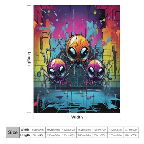 Couverture araignée en flanelle douce pour vos soirées canapé - 6
