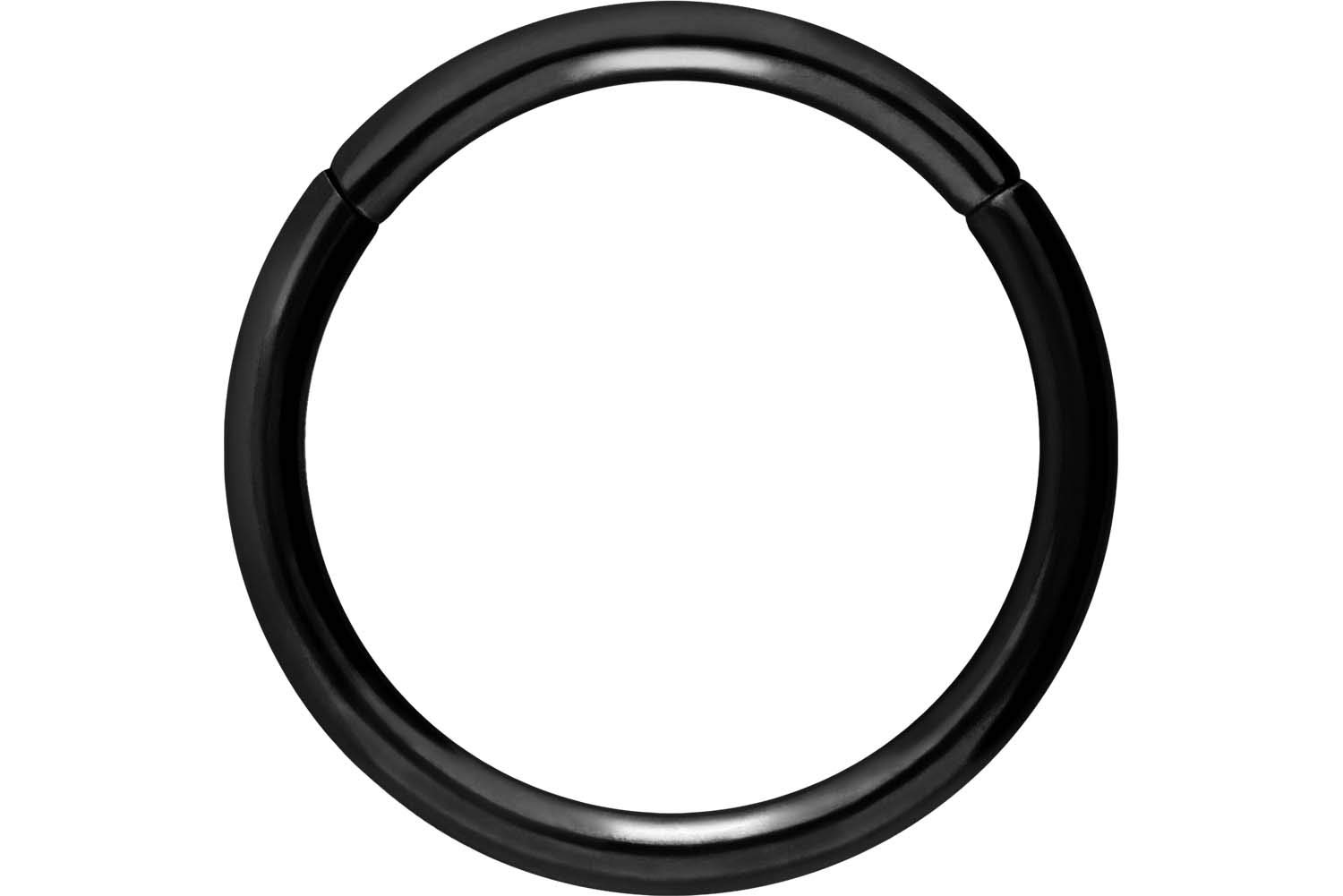 PIERCINGLINE Anillo segmento Clicker de acero quirúrgico – Piercing en oro, plata, rosa, negro o azul – para nariz, tabique, oreja, hélice o tragus — view 104