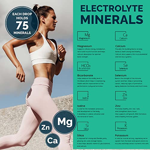 Mayu Electrolyte Water Drops - Fast Absorption Mineral Drops For Drinking Water, Electrolyte Mix Minerals For Water - 100% Pure Mineral Drops, Dehydration Solution, Sugar Free Electrolytes - 30 Ml #TOP5