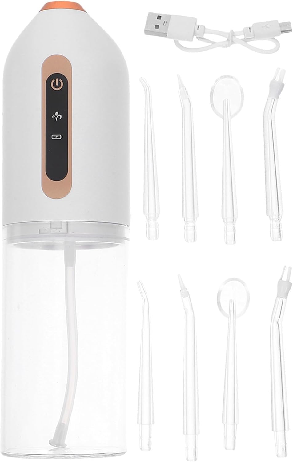Portable Mini Oral Irrigator for Teeth Cleaning, Cordless Rechargeable
