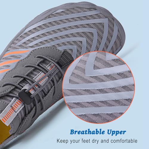 Hike Barefoot Shoes for Women Men, Pro Barefoot Shoe with Wide Toe Box for Hiking, Walking, Swimming, Non-Slip Breathable Lightweight Water Shoes Unisex3