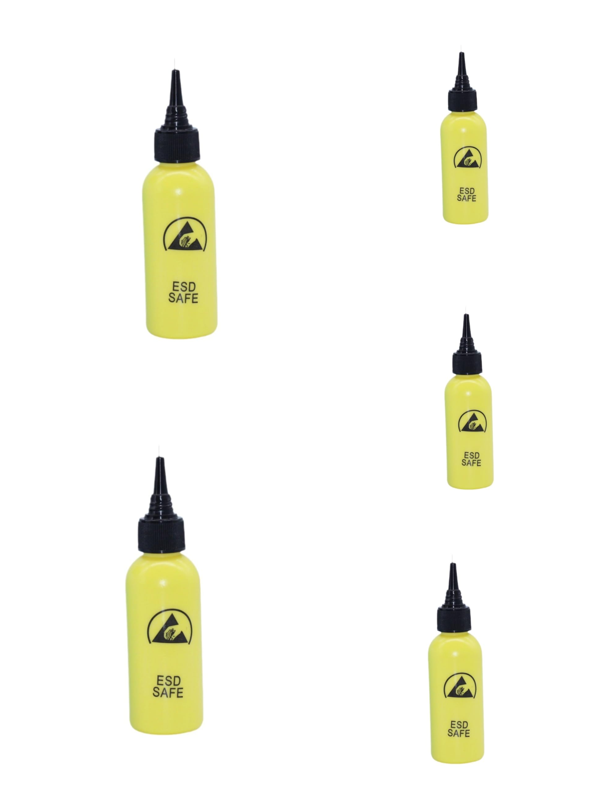 Flacons ESD pour réparation électronique : kit de 5 distributeurs antistatiques 60ml