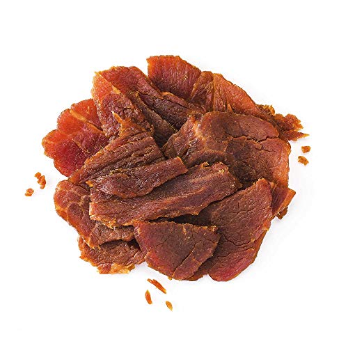 Perky Jerky Mountain Maple Pork Jerky, 14oz - Tender Texture and Bold Flavor - Low Sodium - 8g Protein per Serving - Low Fat - 100% U.S. Sourced