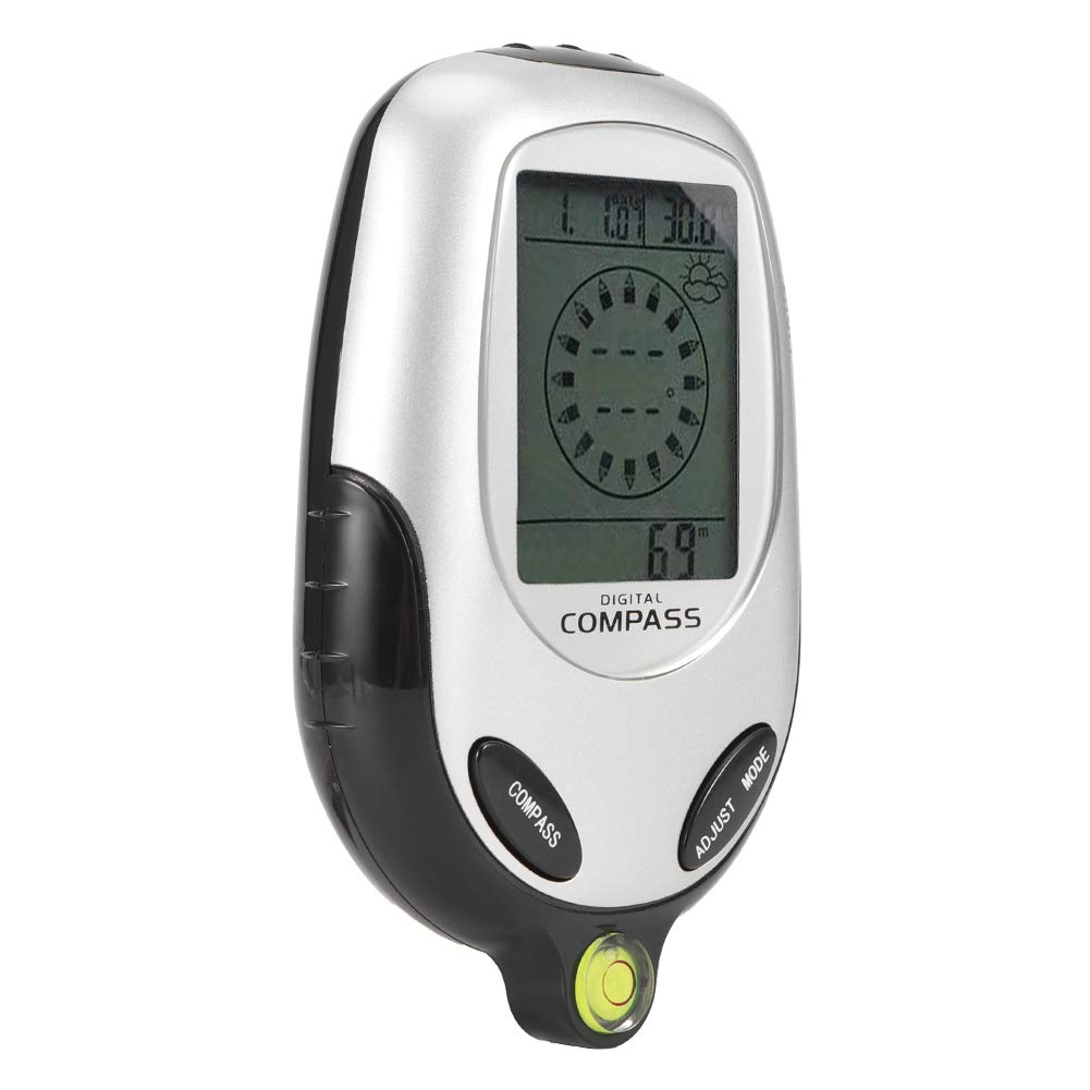 Stagione Scolastica Misuratore di altitudine del barometro Digitale, altitudine con Bussola a LED Blu ad Alta luminosità, Picnic avventuroso per Esterni