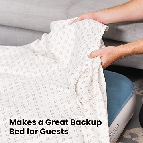 Innotruth Twin Camping Air Mattress Bed, Single High Inflatable Airbed For Guests, Elevated Blow Up Mattresses With Handheld Rechargeable Pump, Portable And Foldable Bed For Home & Travel #TOP4