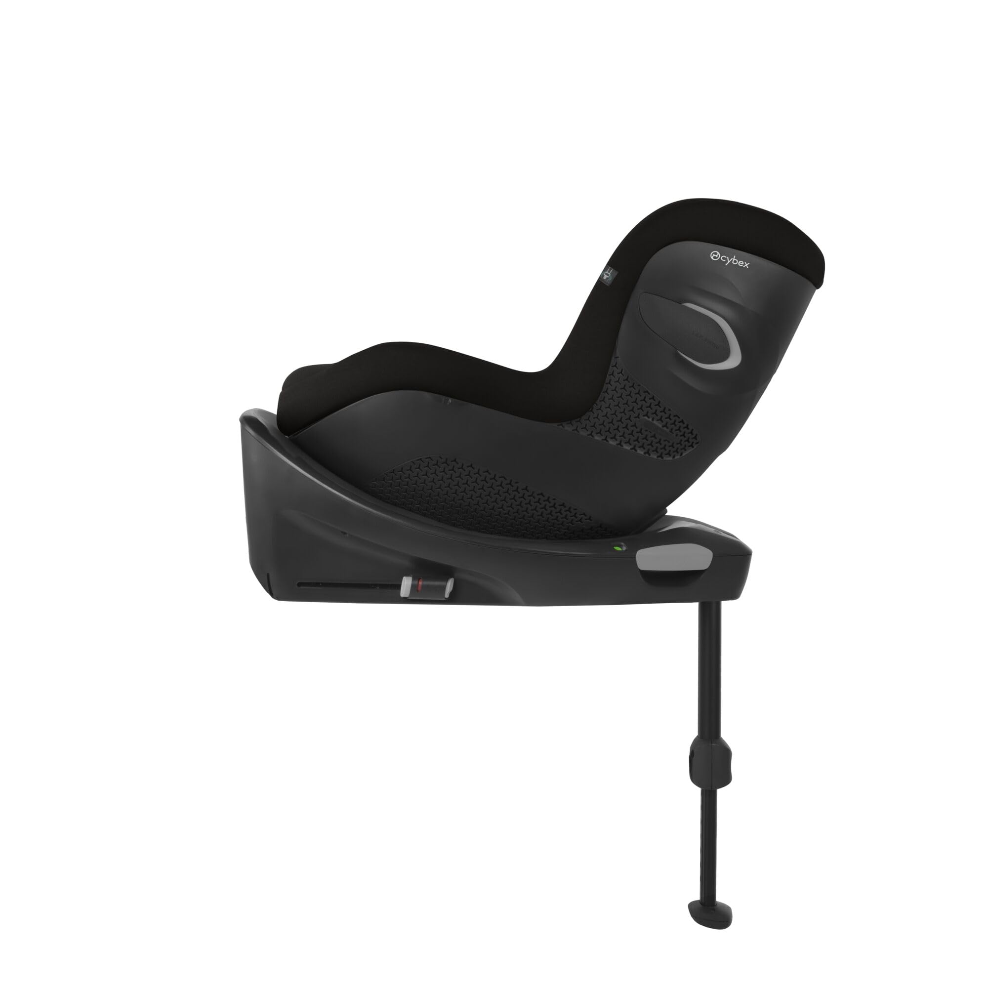 CYBEX Gold Sirona Gi i-Size Plus Kinder-Autositz inkl. Base, 3 Monate bis 4 Jahre, 20 kg, 61-105 cm, Moon Black
