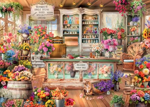 Puzzle Floral 14+ Anos miniatura 2