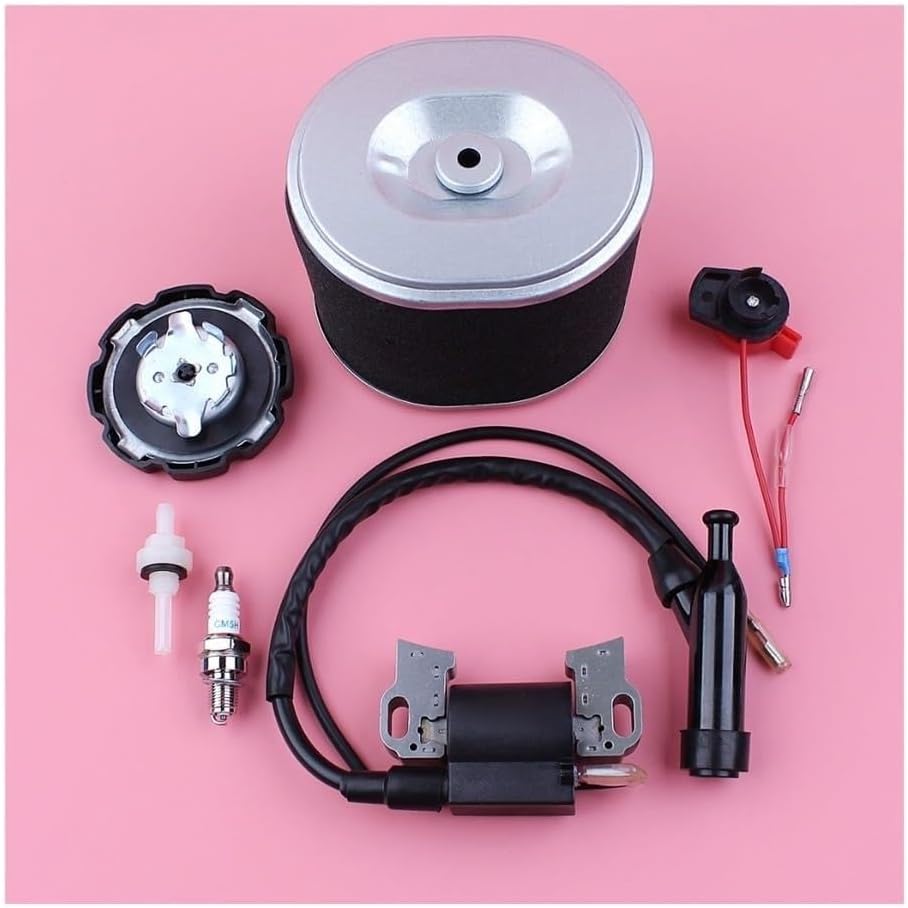 Ignition Coil Air Filter Cap Stop Switch Spark Plug Kit Fit For GX390 13HP GX340 11HP GX 390 340 Lawn Mower Part