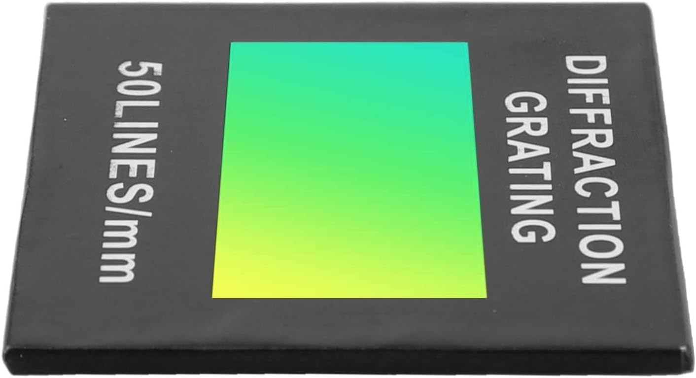 Holographic Diffraction Grating Transmission Sheet for Spectrophotometer Optical Component, Physics Teaching Experiment Tool, Wavelength Decomposition(50)