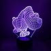 Produktbild 3D-Illusionslicht 16-Farben-Illusions-Touch-Licht Scheinhund 3D-Led-Nachtlicht Schlaflicht 3D-Nachtlicht Tischlampe Weihnachtsdekoration Atmosphäre Usb-Tischlampe