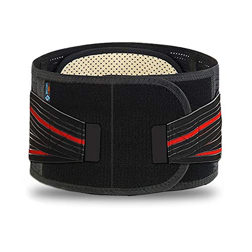 ZFF Soporte Lumbar Cinturón,Calefacción Cintura Cinturón Estómago Dolor Y Tensión...